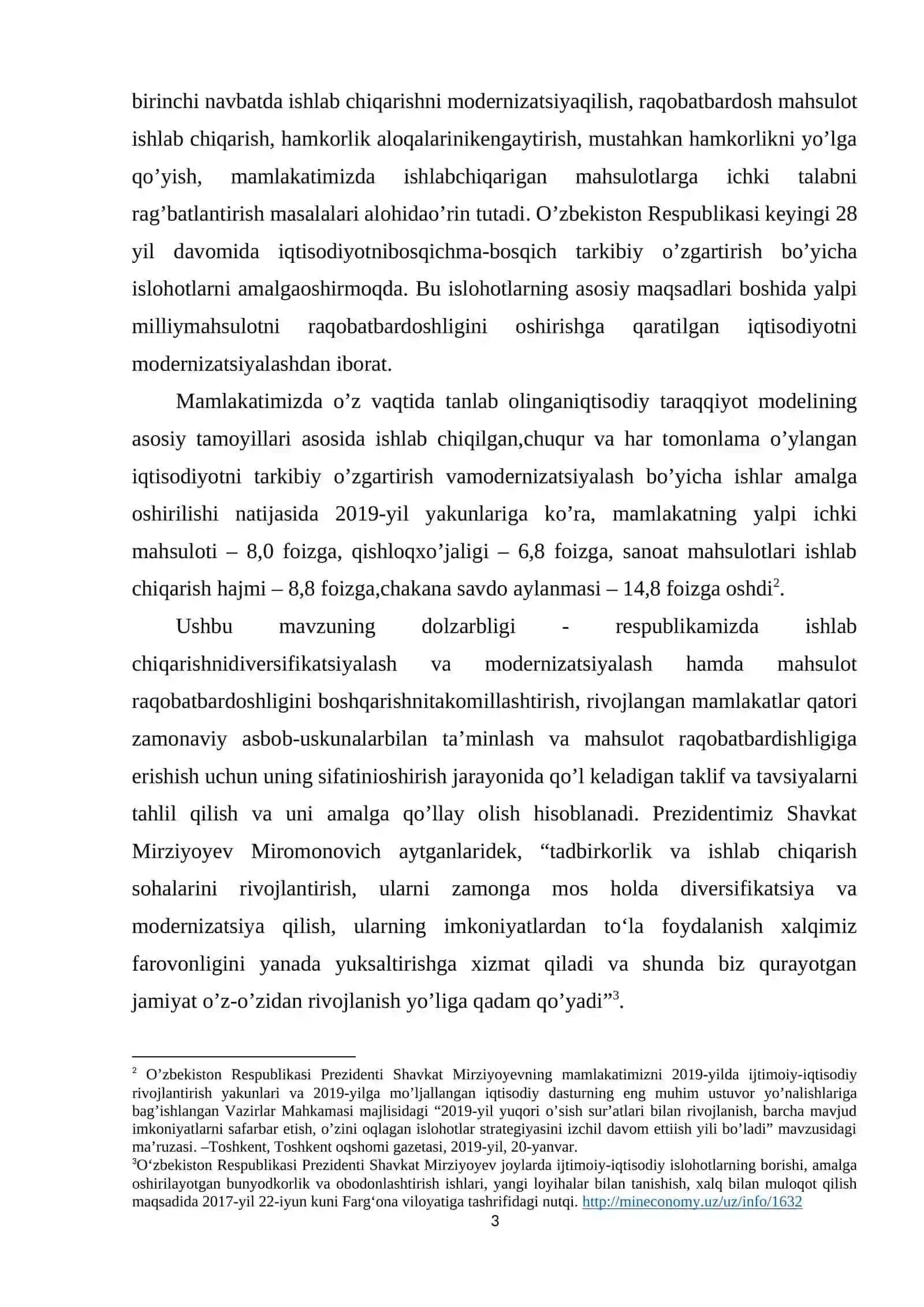 ISHLAB CHIQARISH KORXONALARINI MODERNIZATSIYALASH VA DIVERSIFIKATSIYALASH JARAYONINING SAMARADORLIGI VA UNI RIVOJLANTIRISH TIZIMI 3