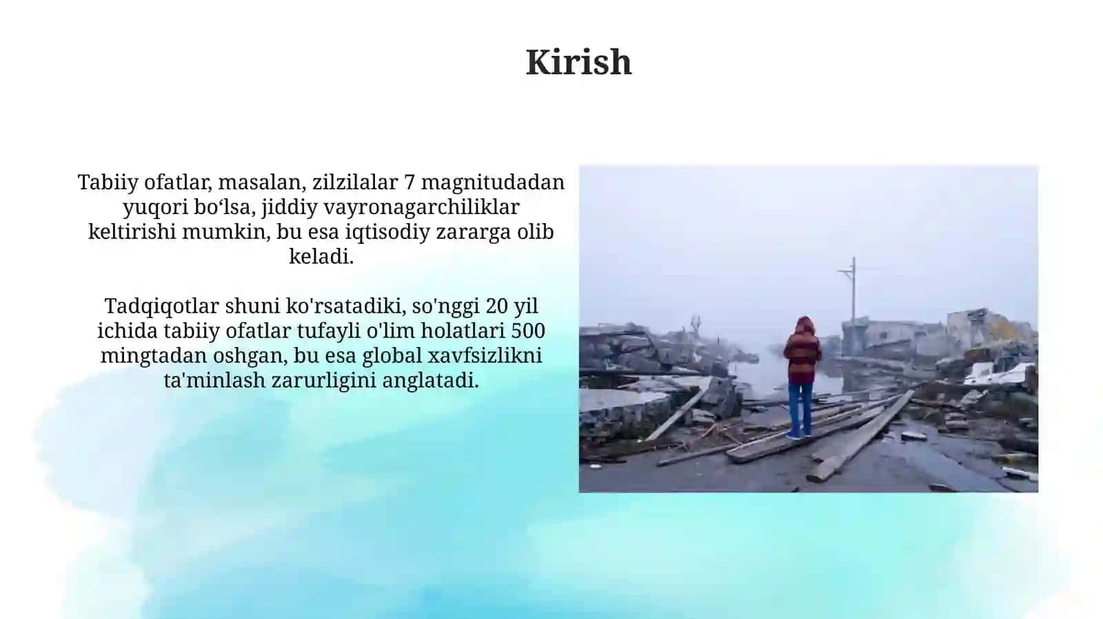 Tabiiy ofatlar va ularning oqibatlari 3