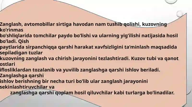 Avtomobillarni quritish ishlari texnologiyasi 3