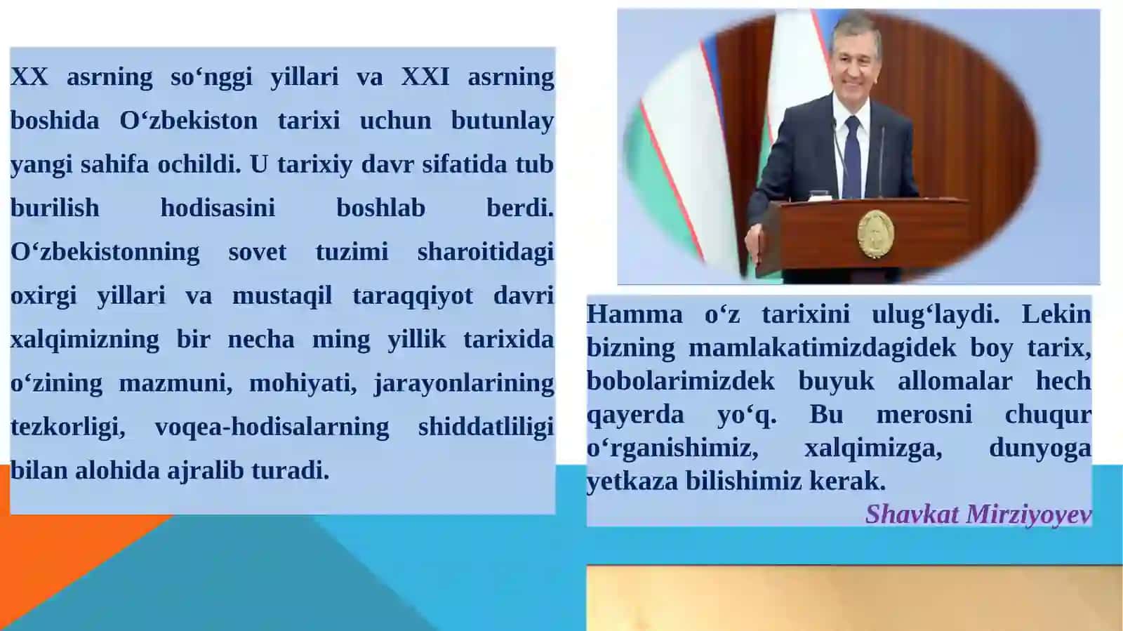 O’zbekistonning eng yangi tarixi 3
