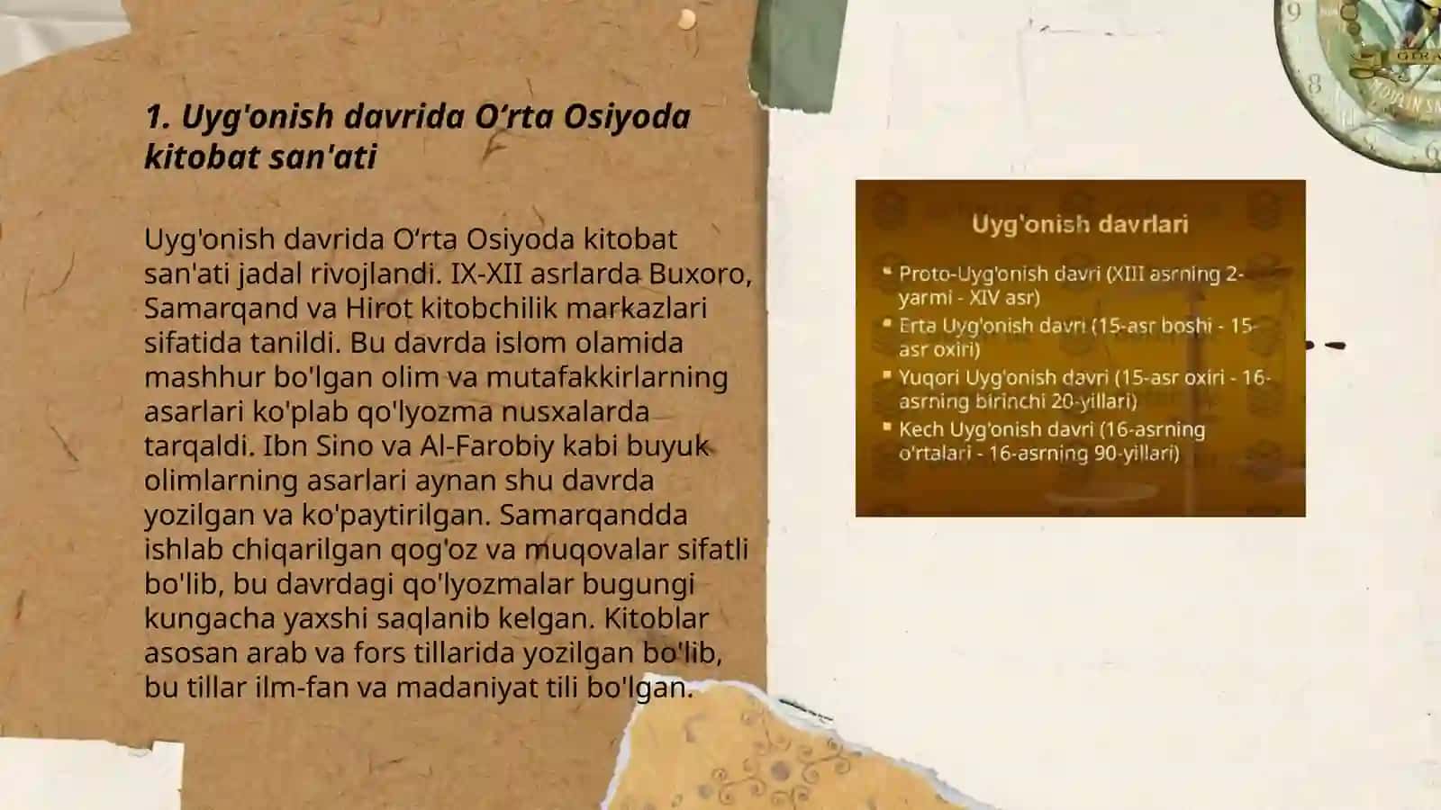 Uyg'onish davrida Oʻrta Osiyoda kitobat san'ati 3