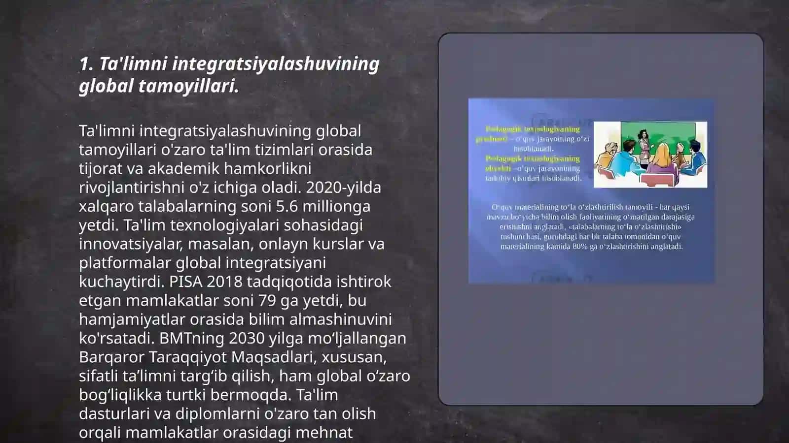 Qiyosiy pedagogikaning xalqaro vazifalari 3