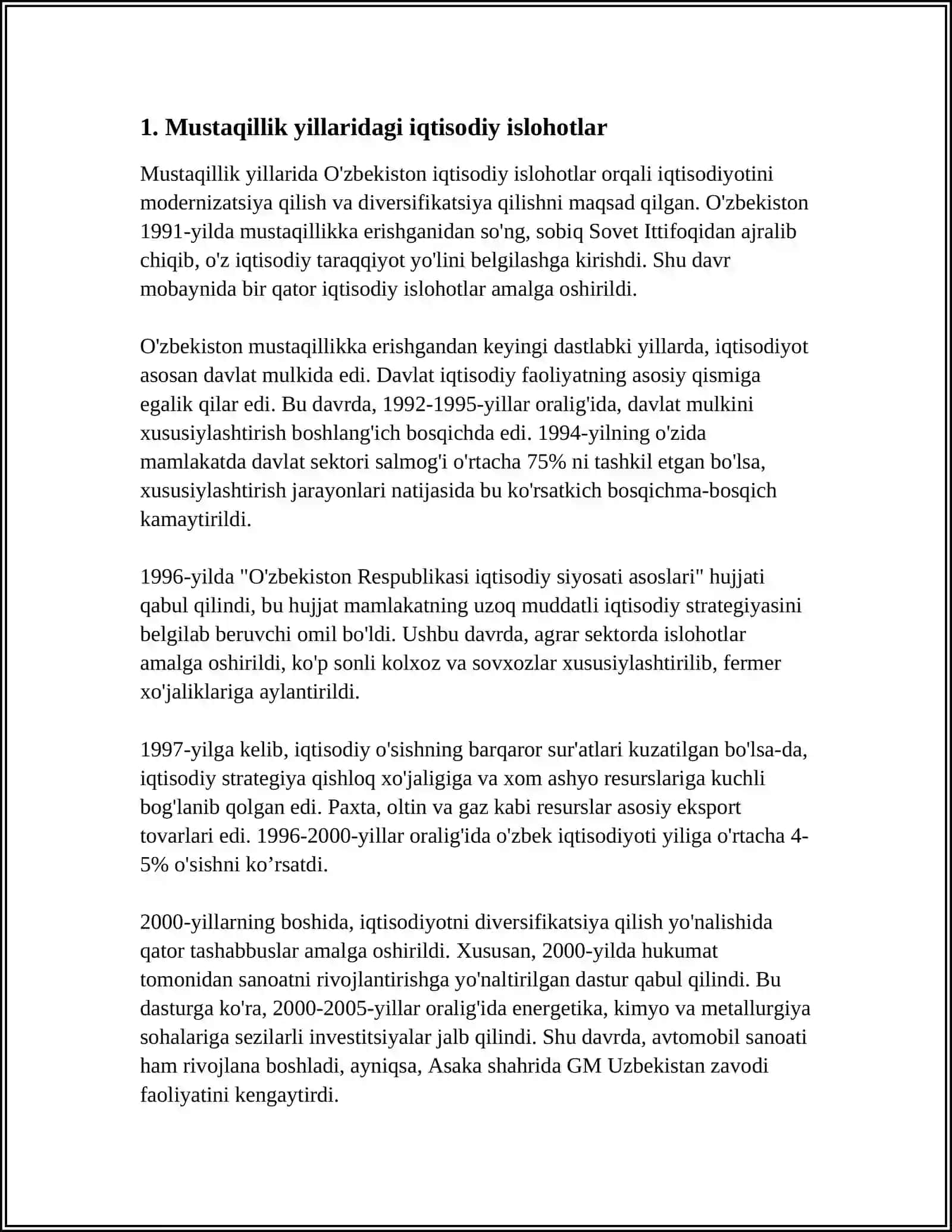MUSTAQILLIK YILLARIDA QORAQALPOGʼISTON RESPUBLIKASI 3