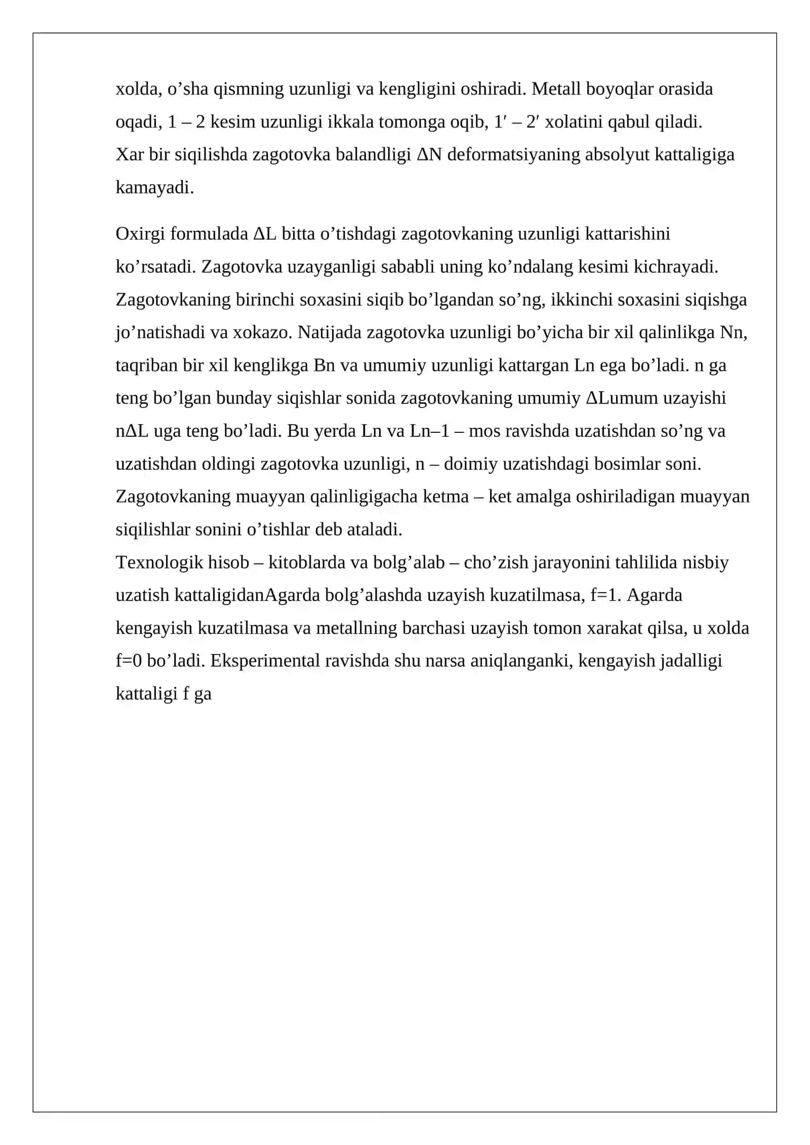 Yassi boyoqlarda to’rtburchak va kvadrat kesimlarini aniqlash 3