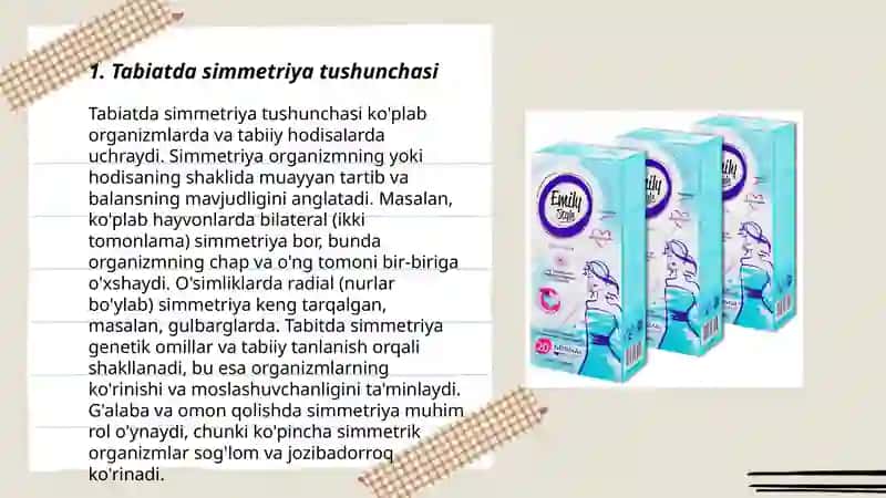 Tabiatdagi semmitriya 3