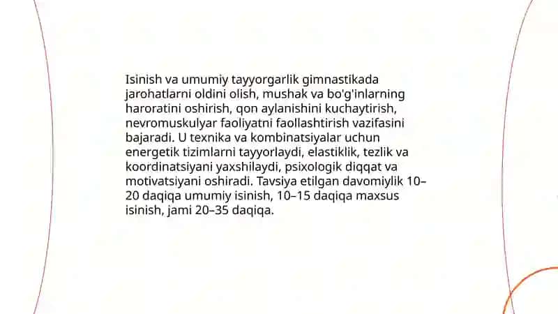 Gimnastikada tayyorgarlik turlarining orni 3