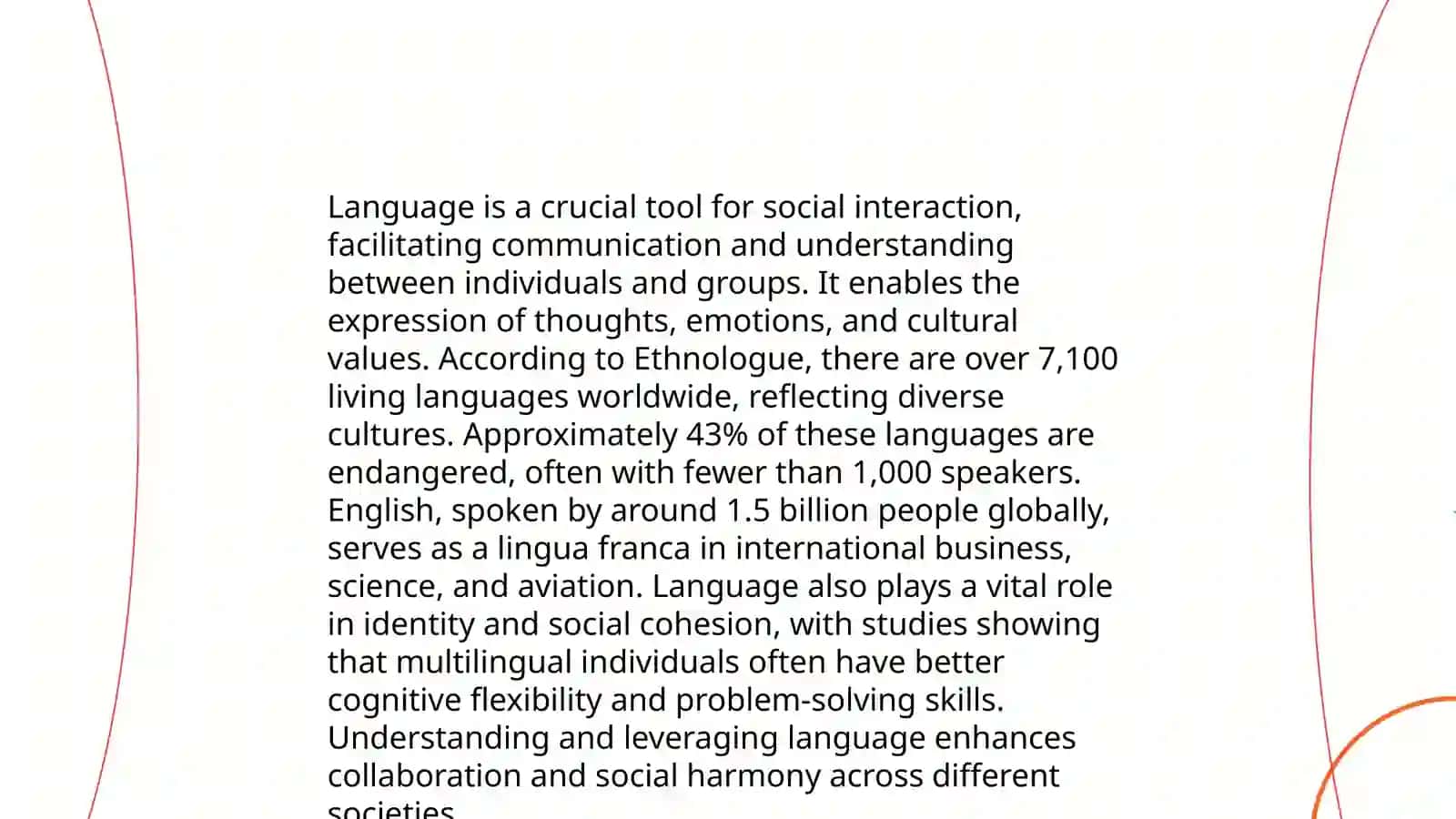 Social nature of language and its functions 3
