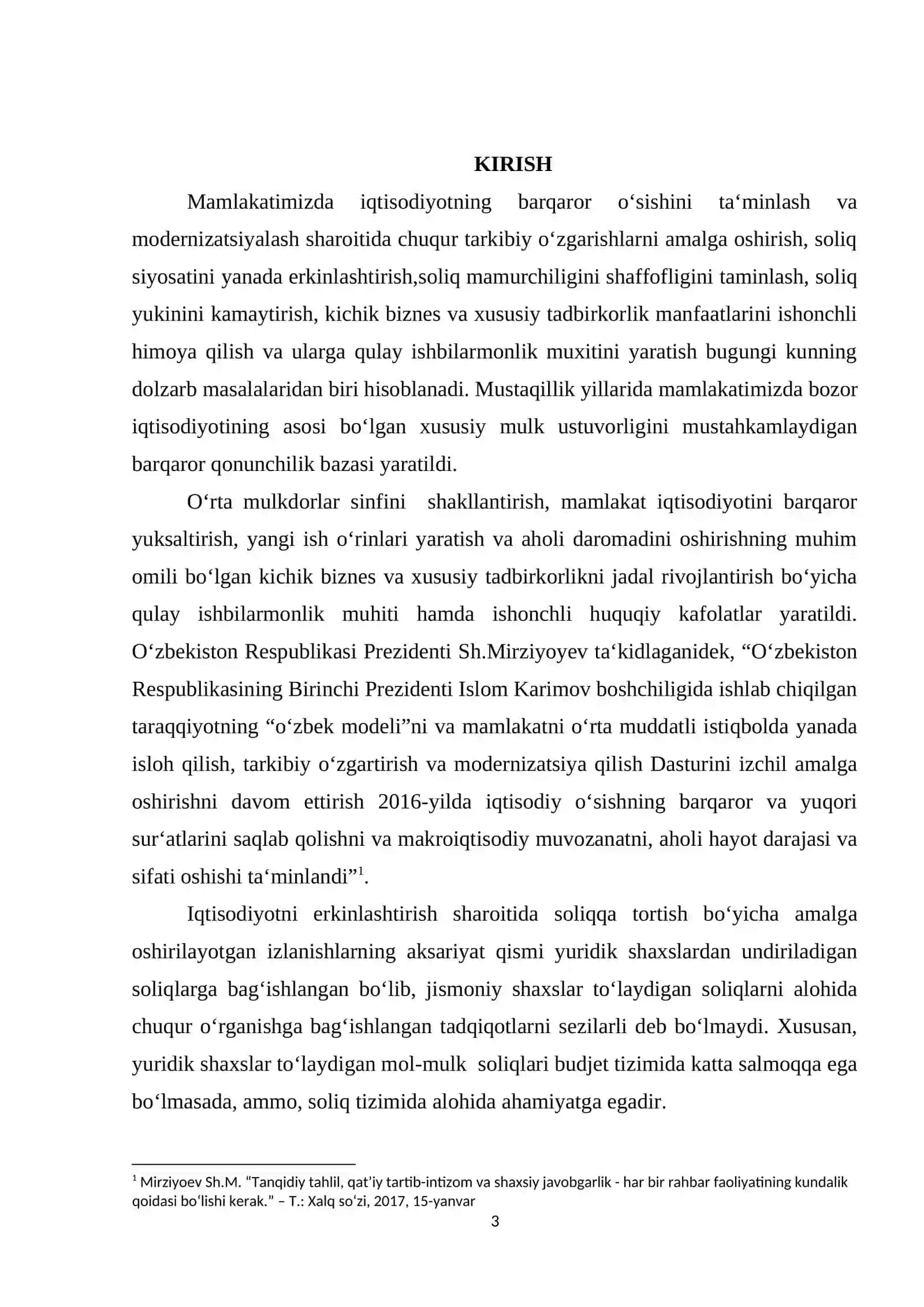 MАVZU: YURIDIK SHАXSLАR TO‘LАYDIGАN SOLIQLАR, YIG‘IMLАR VА IMTIYOZLАR 3