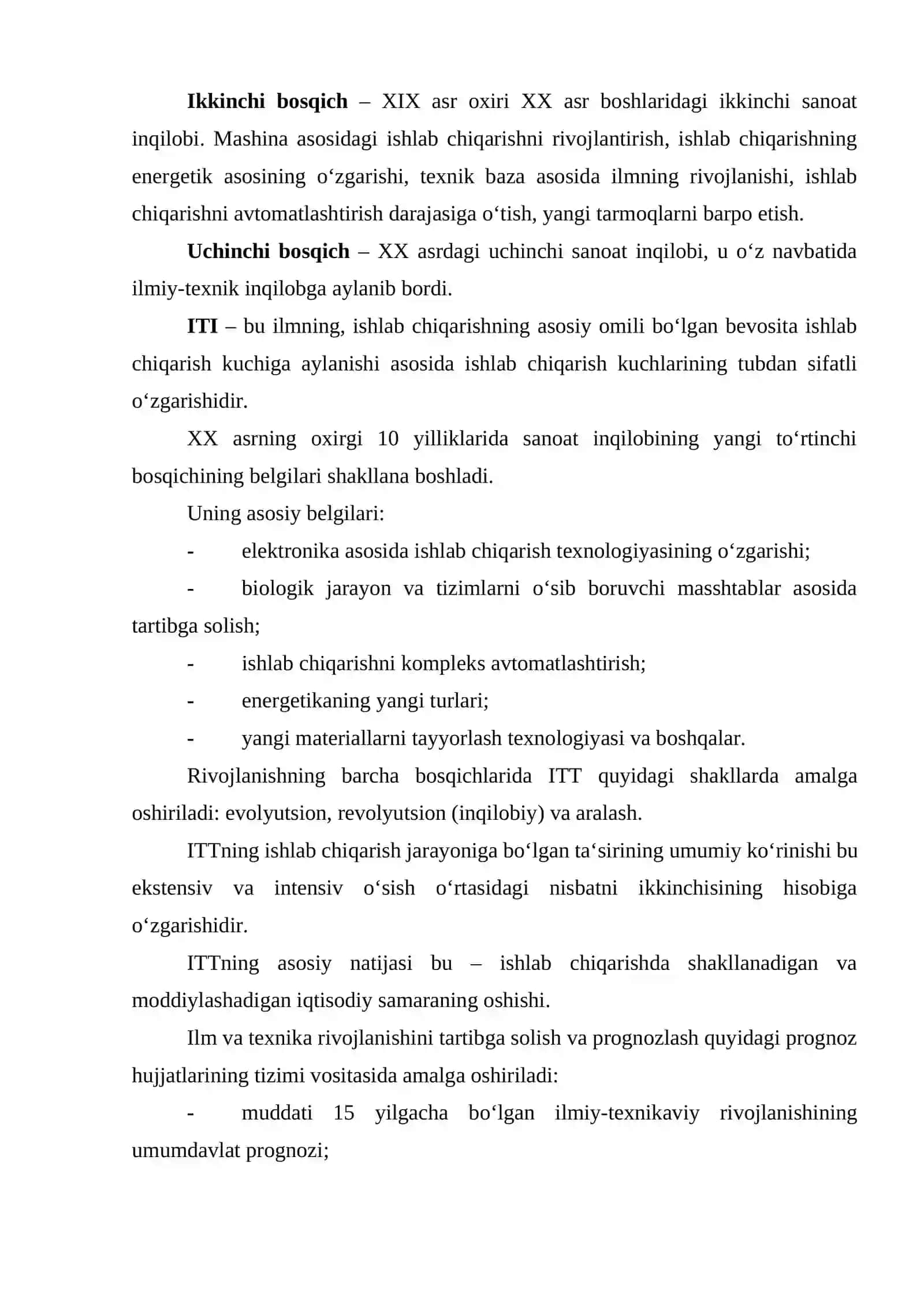 ITTni rivojlanishini prognozlash 3