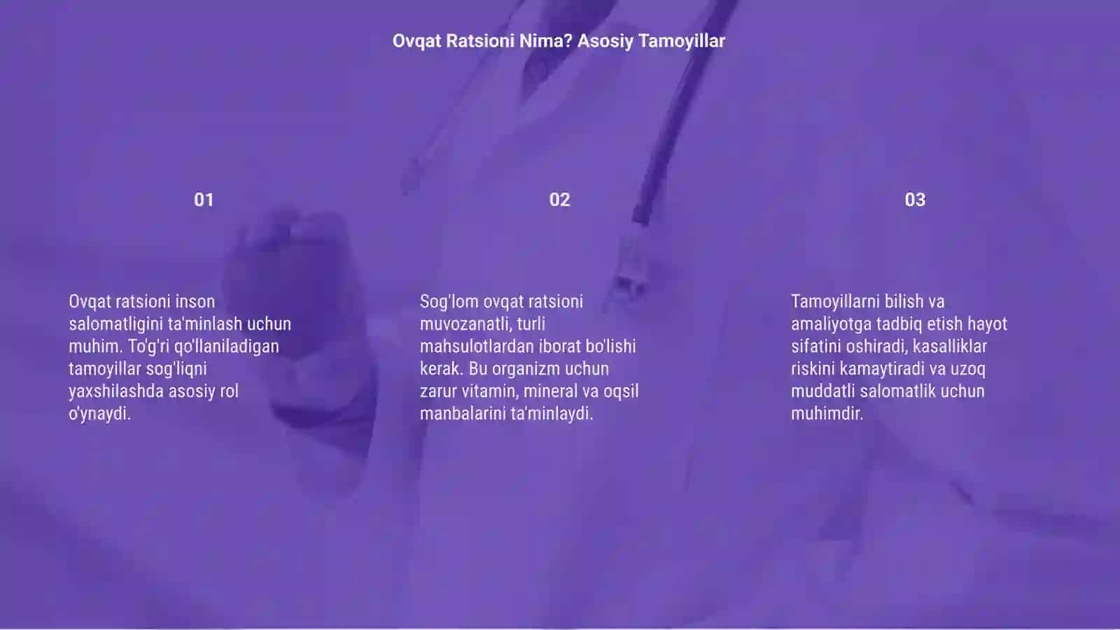 Ovqat ratsionini tuzish va uning inson salomatligidagi ahamiyati 3