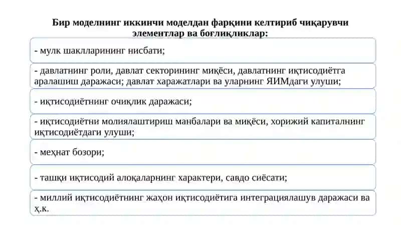 Ривожланган мамлакатлар иқтисодиётининг таркиби 3