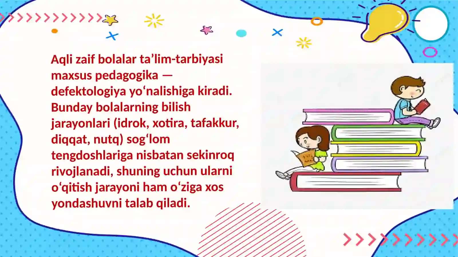 Aqli zaif bolalar uchun ixtisoslashtirilgan maktab, maktab-internatlariga Oʼqish fanidan oʼquv dasturi hamda "Oʼqish kitobi"darsliklarini tahlil qilish 3