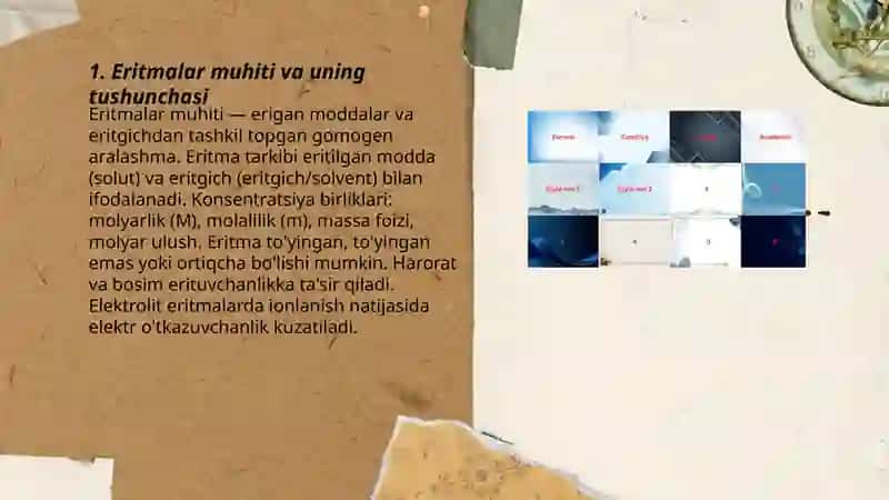 Eritmalar muhiti va bufer eritma 3