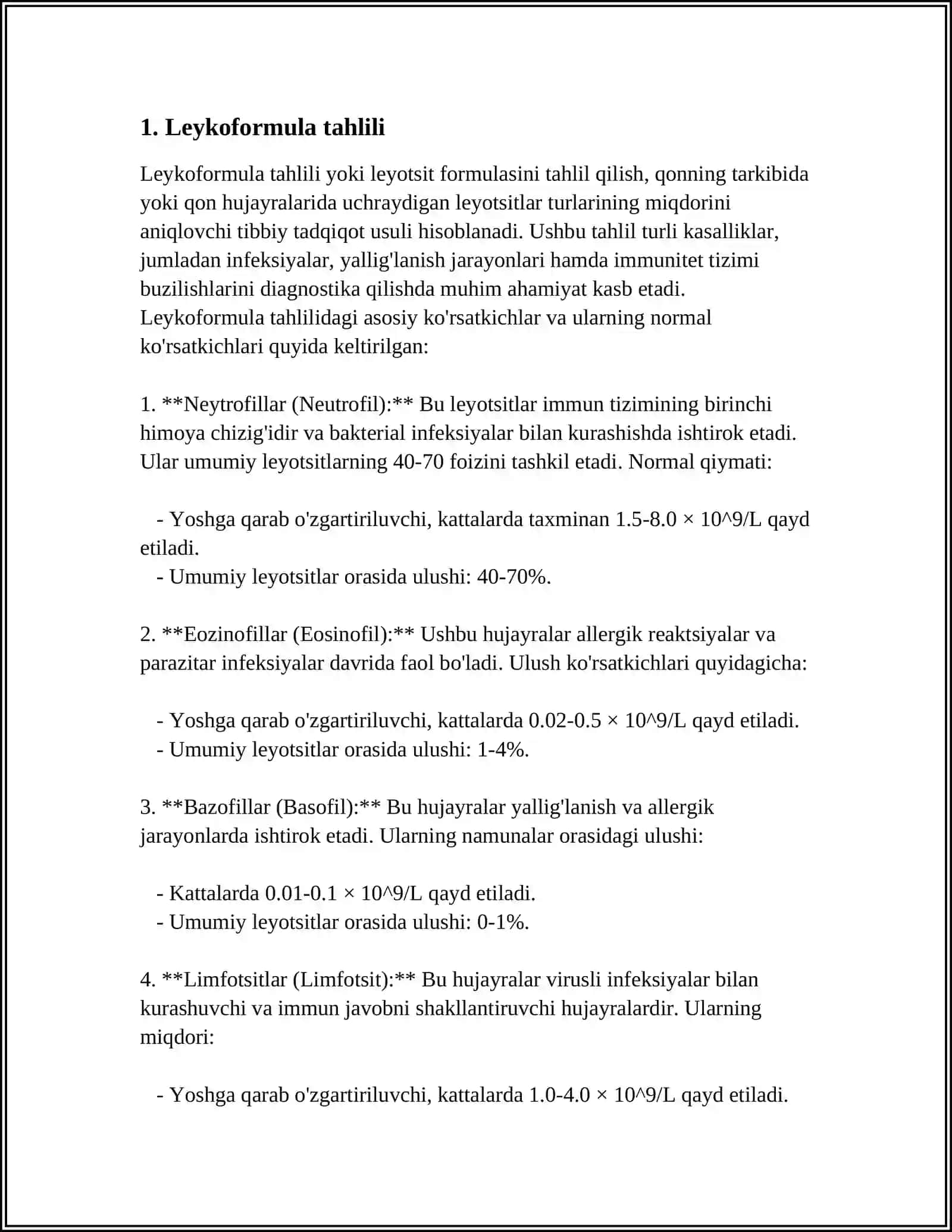 LEYKOFORMULA KO'RSATKICHLARINI ANIQLASH UCHUN SURTMA TAYYORLASH TEXNIKASI 3