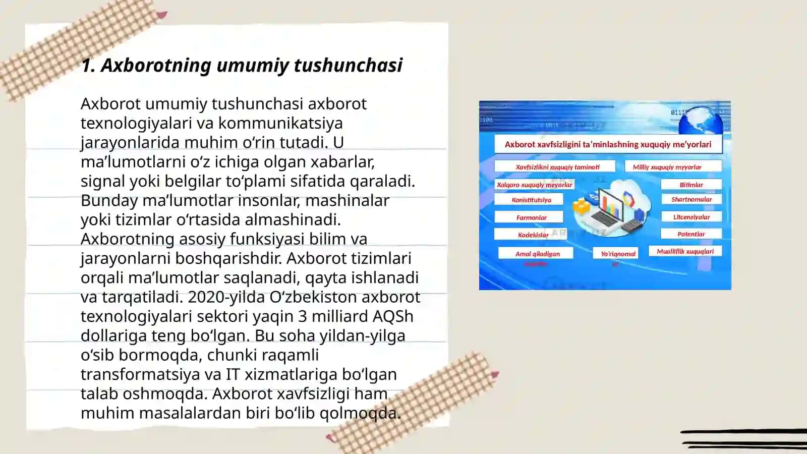 Axborot turlari va ularning tasnifi 3
