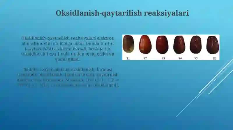 Oksidlovchi -Qaytaruvchining ikki valentlik massasini aniqlash 3