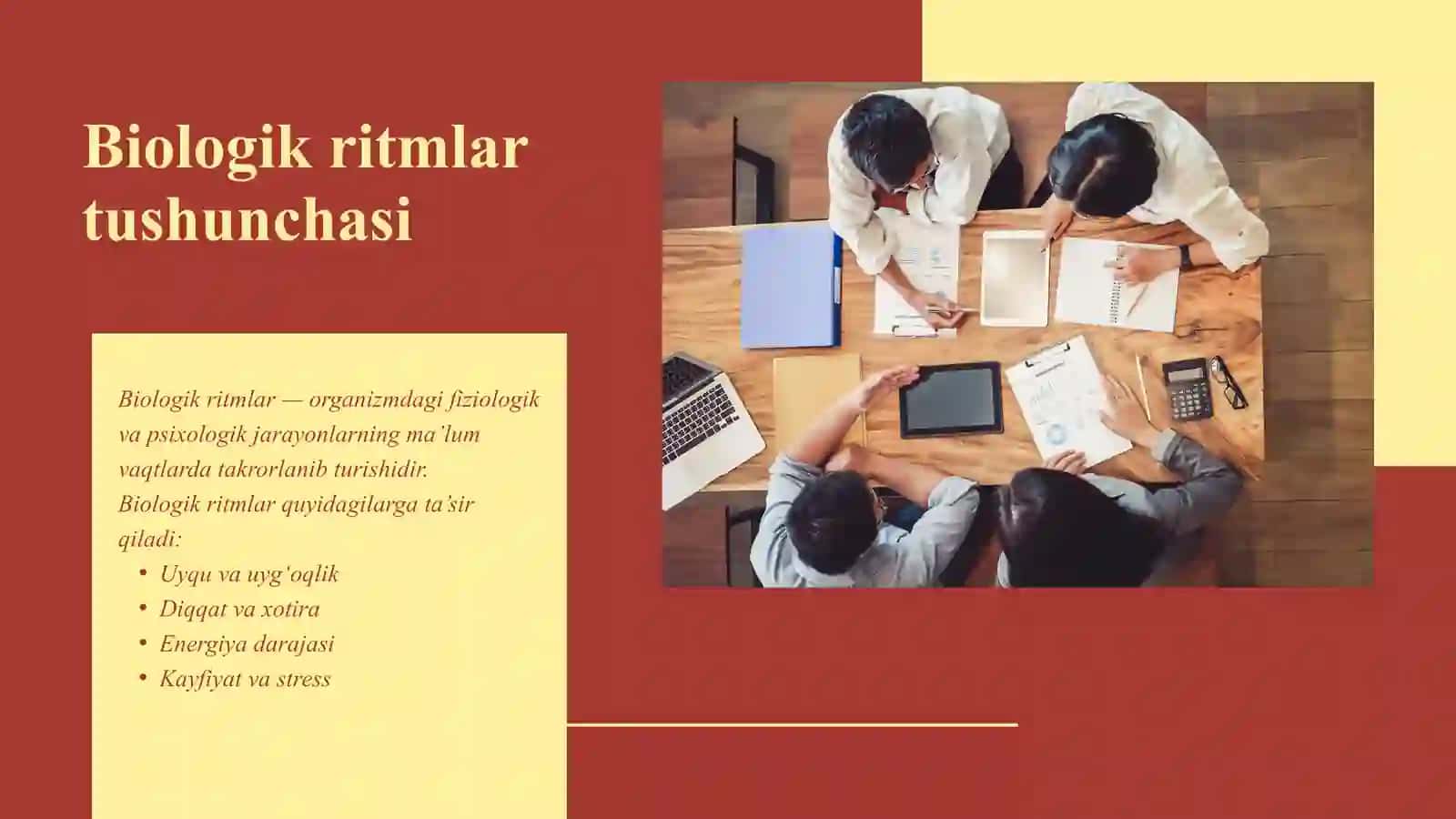 Kundalik biologik ritmlarning ish samaradorligiga ta’siri 3