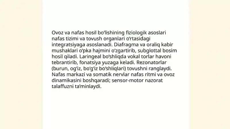Ovoz va nafas hosil bo‘lishining ahamiyati 3