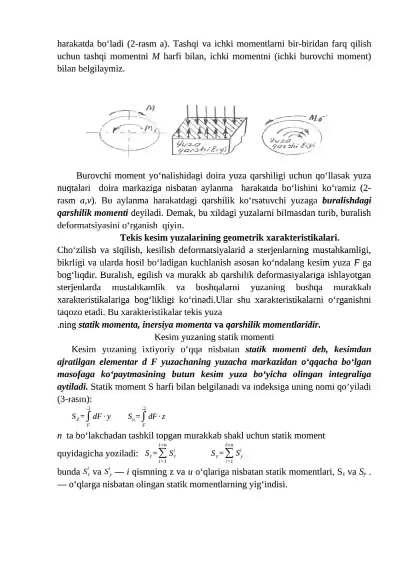 Buralish deformatsiyasi haqida tushuncha 3