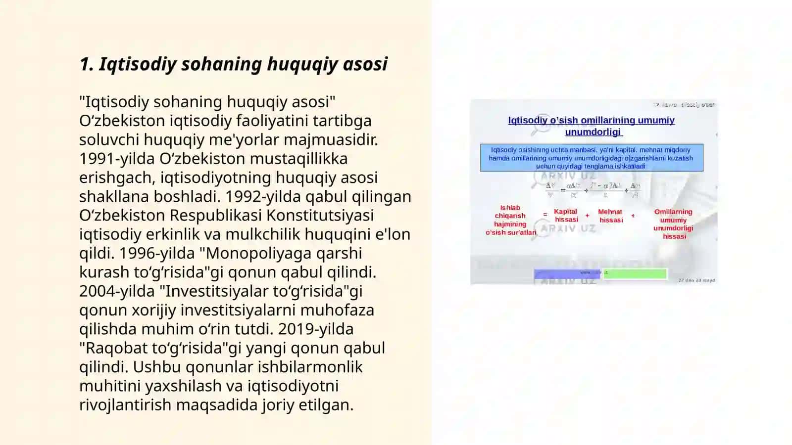 Iqtisodiy sohani ma'muriy-huquqiiy tartibga solish 3