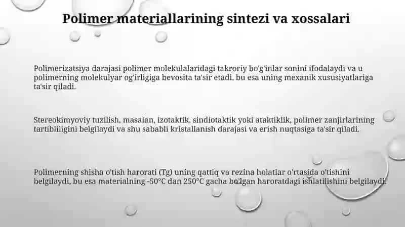 PINO PLIMER MATERYALLARNING TAYYORLANISHI VA QOLLANILISHI 3