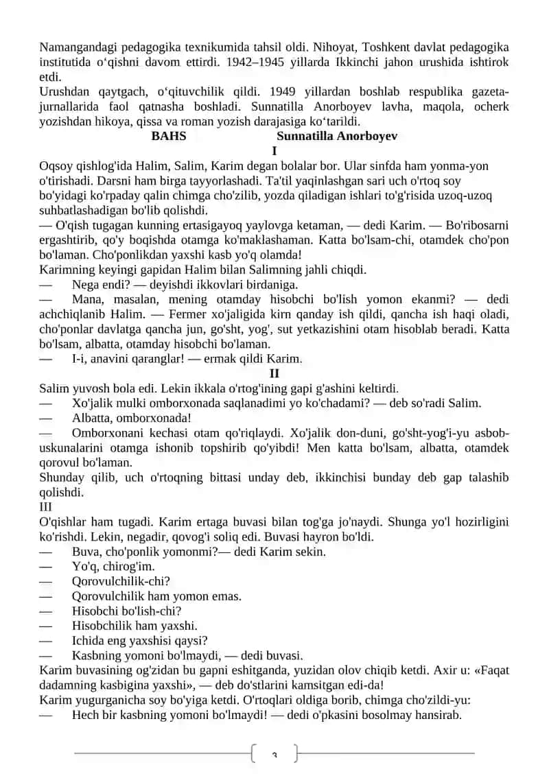 Hunarni sev. Bahs 3
