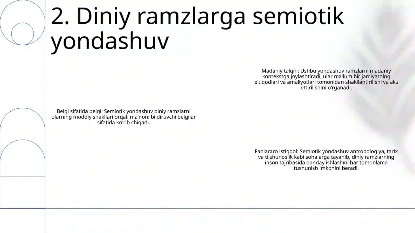 Diniy Ramzlarning Zamonaviy Talqinlari 3