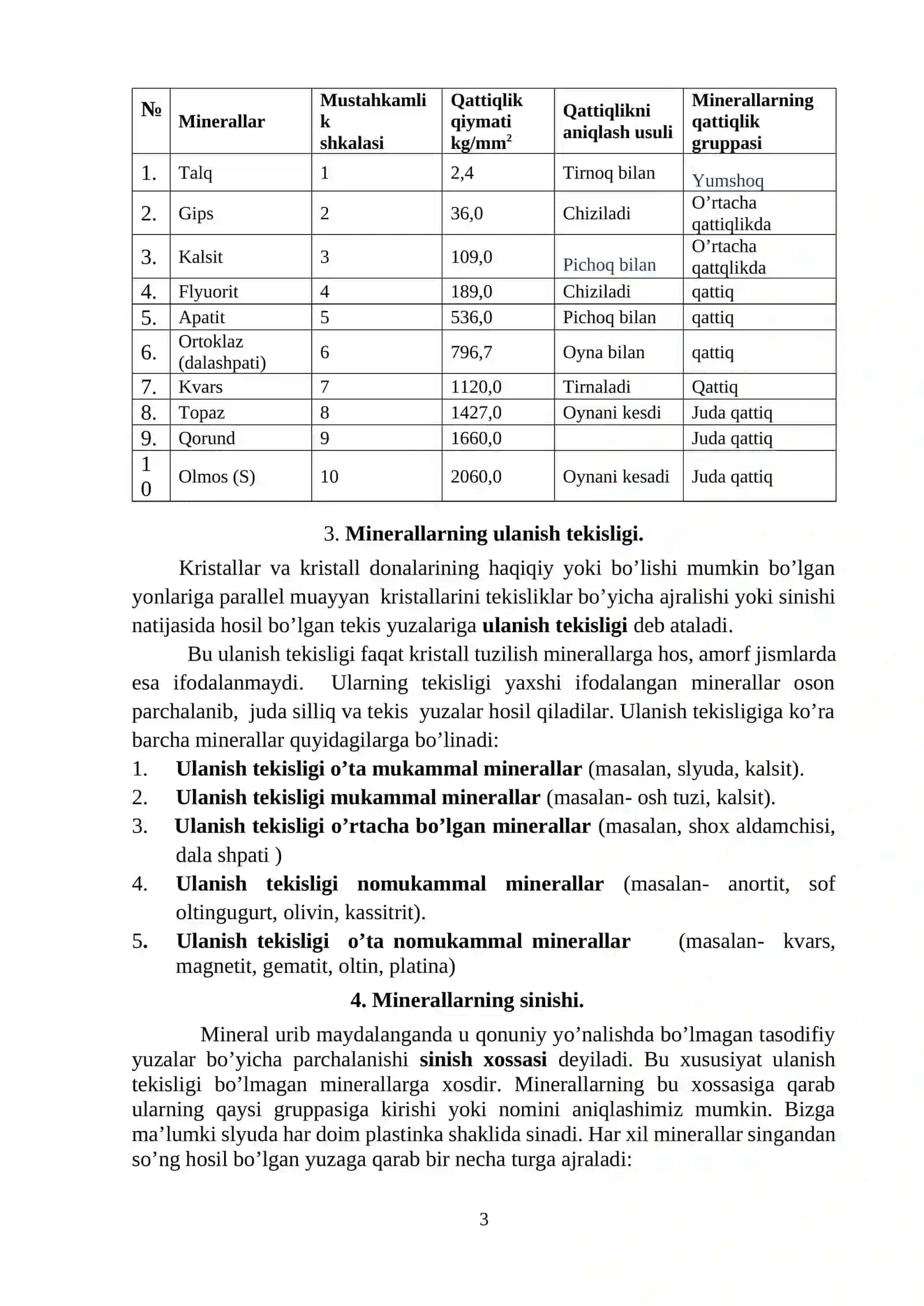 TOG’ JINSLARINI HOSIL QILUVCHI MINERALLAR VA ULARNING FIZIK XUSUSIYATINI ANIQLASH 3