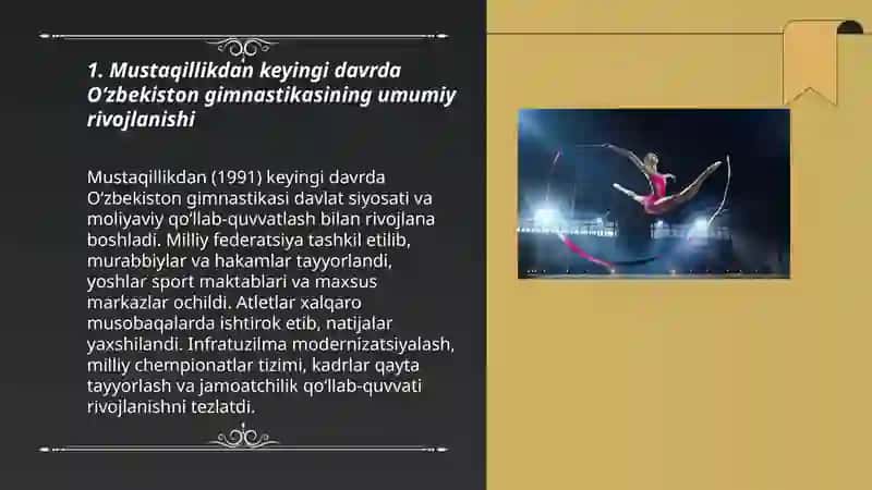 Mustaqillikdan keyingi davrda gimnastika 3