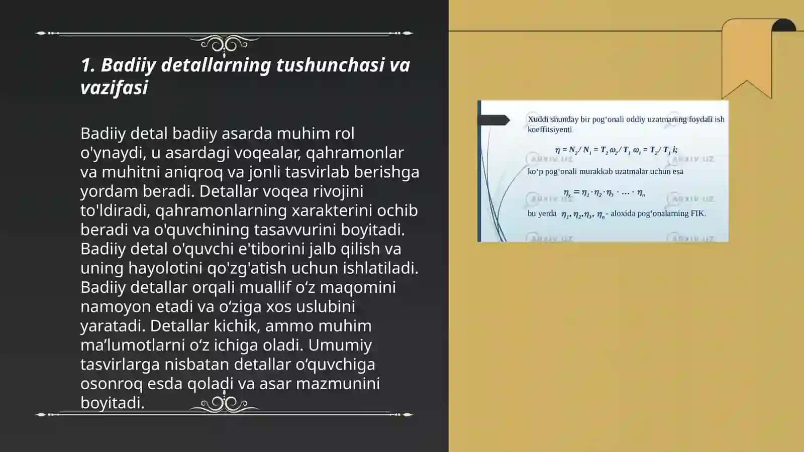 Badiy asarlar MAVZUSIDA taqdimot tayyorlash 3