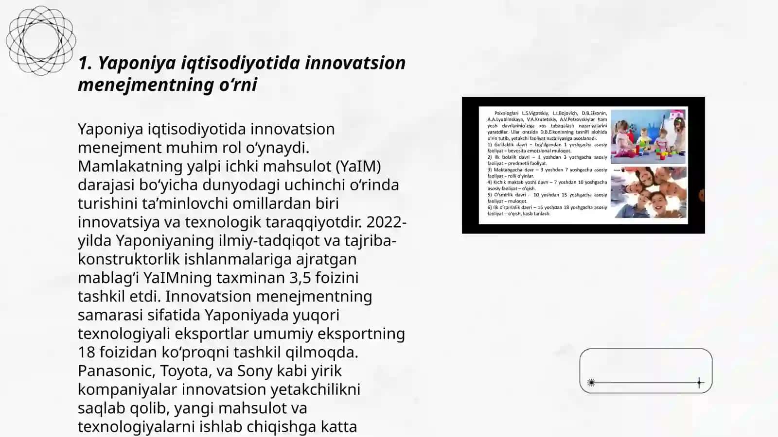 Yaponyada inovatsion menejment sohasi 3