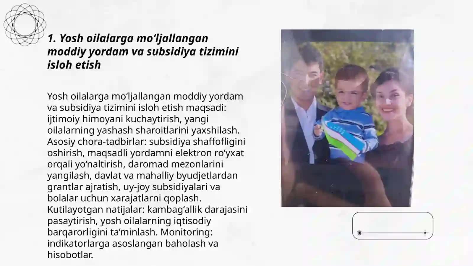 Yosh oilalarni ijtimoiy himoya qilishda olib borilayotgan islohatlar 3