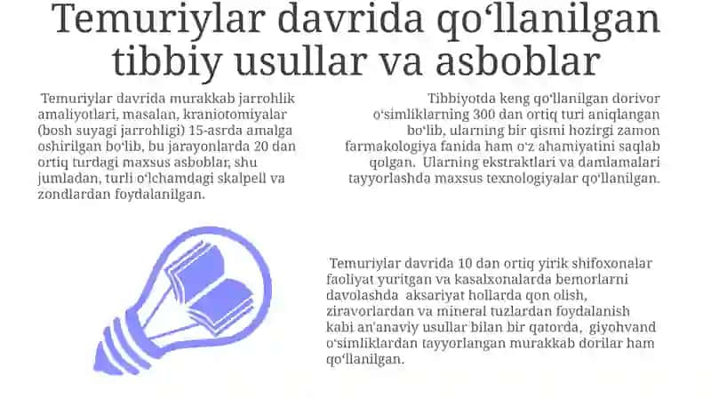 Temur va Temuriylar davridagi tibbiyot tarixi 3