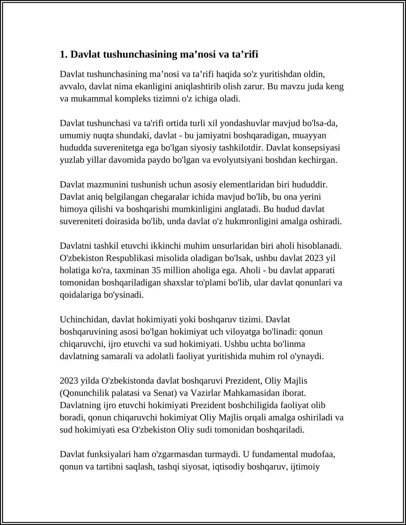 DAVLAT TUSHUNCHASI VA MOHIYATI 3