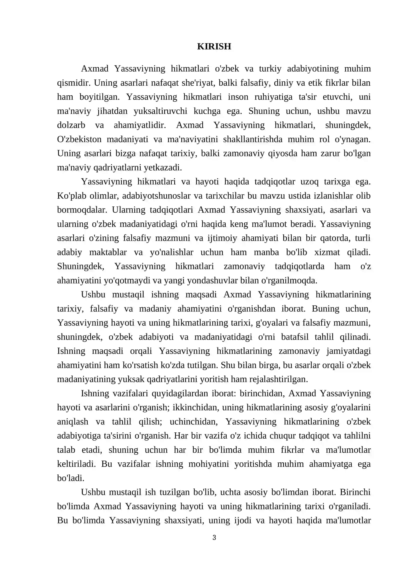 Axmad yassaviyning hikmatlari haqida slayd taxla 10 bet bulsin 3