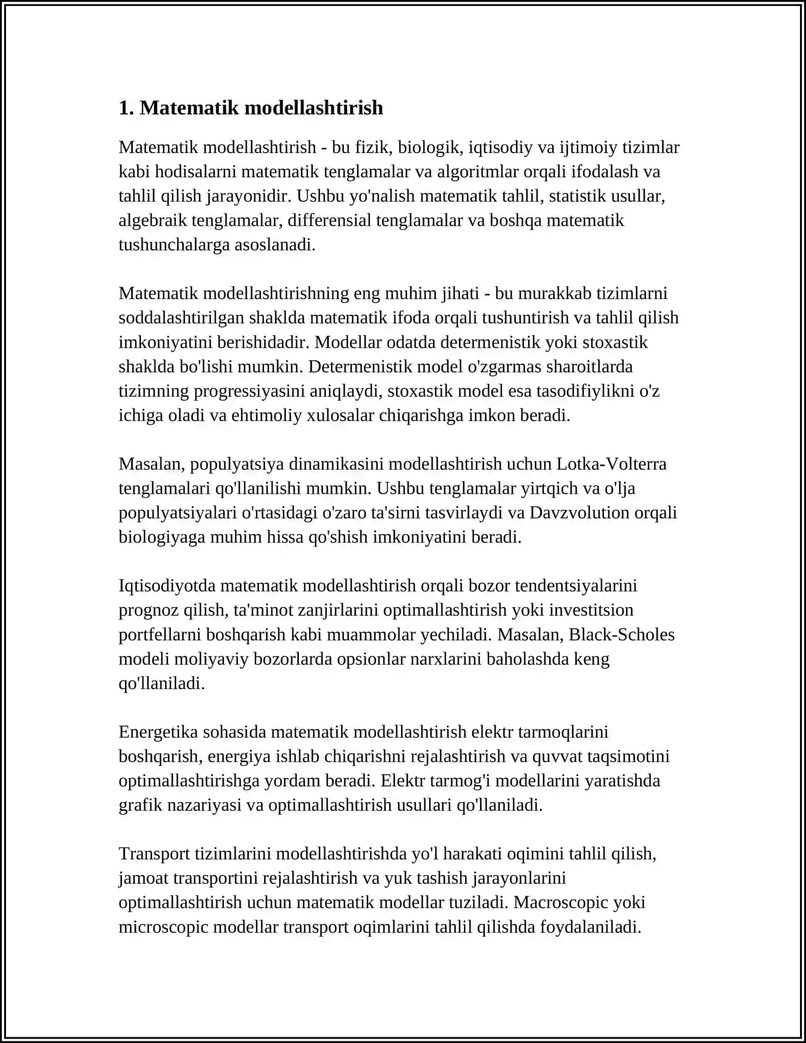 DETALNING IKKI KO'RINISHIGA KO'RA UCHINCHI KORINISHIN YASASH. KERAKLI KESIMLARNI O'RINLASH 3