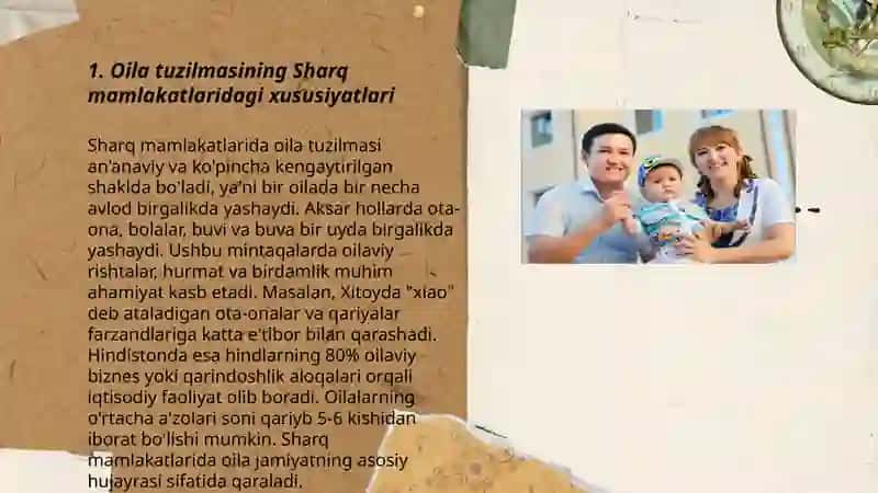 Sharq mamlakatlarida oilaviy munosabatlar 3