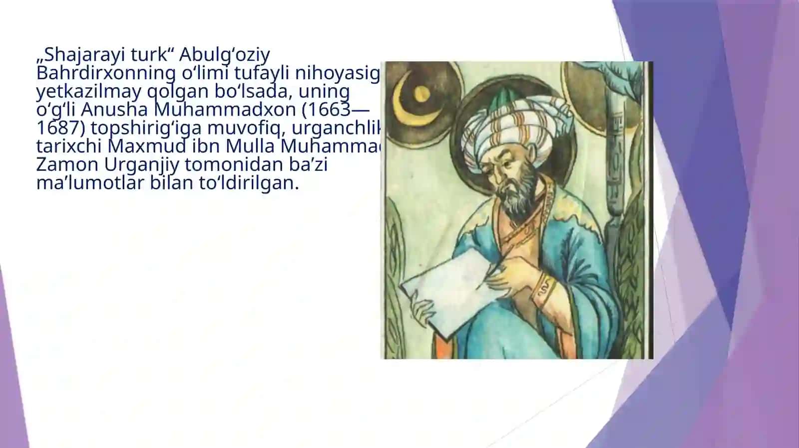 Abulgʻoziy Bahodirxonning lingvistik qarashlari 3