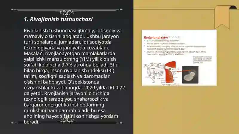 Rivojlanishning umumiy qonunlari va kategoriyalari 3