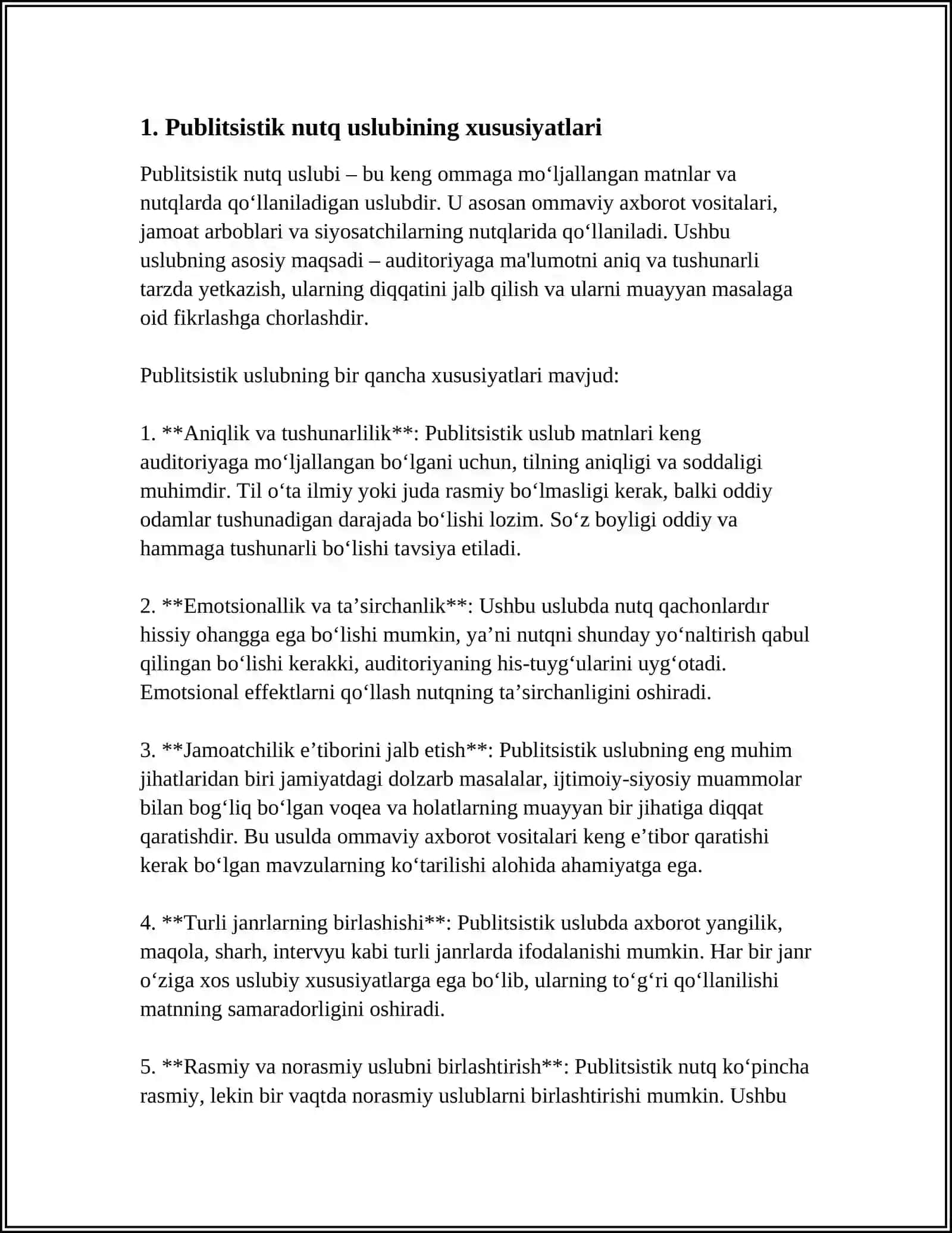 PUBLISISTIK NUTQ USLUBI 3