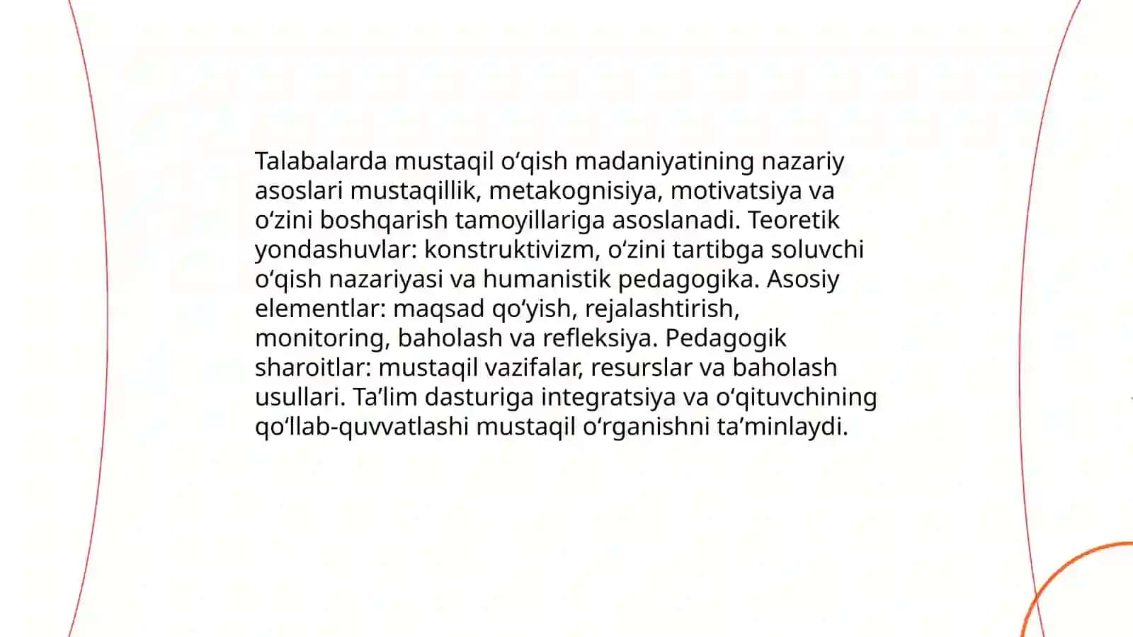 Talabalarda mustaqil oʻqish madaniyati 3