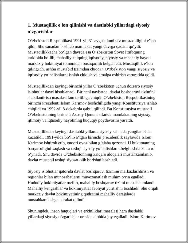 O‘ZBEKISTONNING O‘ZIGA XOS ISTIQLOL VA TARAQQIYOT YO‘LI 3