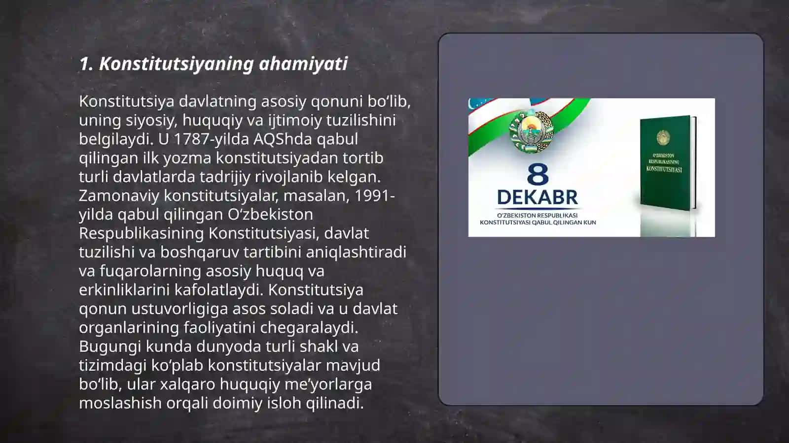 Konsitutsiya farovon hayotimiz poydevori 3