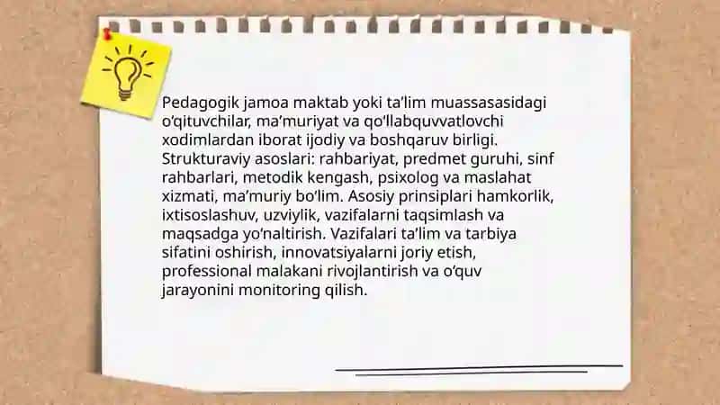 Pedagogik jamoa strukturasi 3