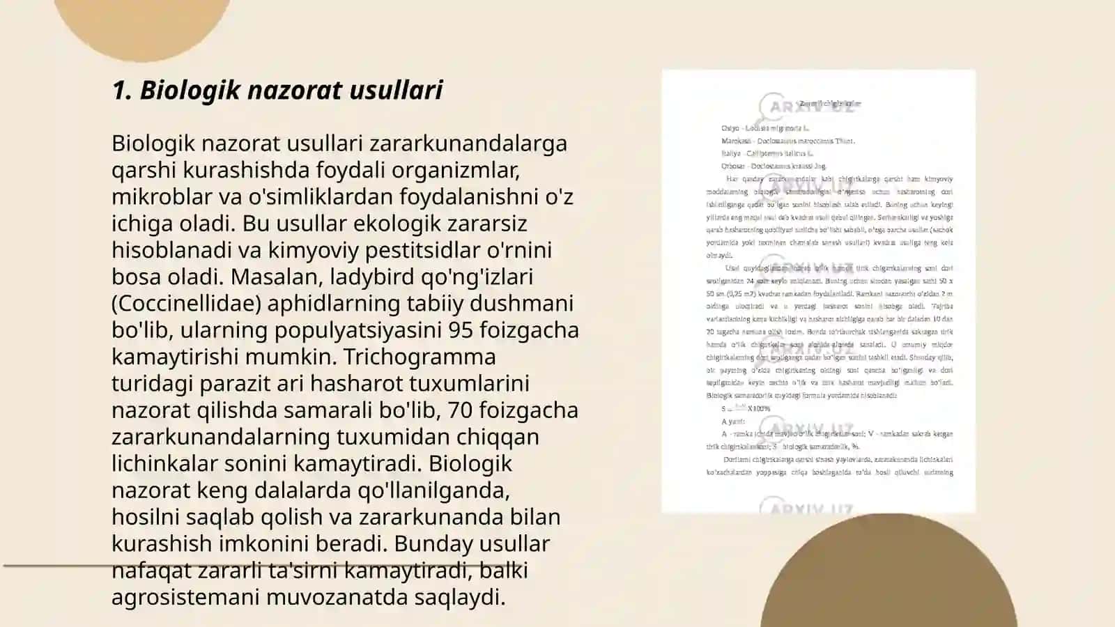 Biologik nazorat usullari 3