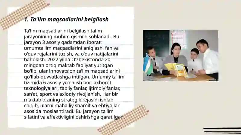 Ta’lim-tarbiya ishlarini rejalashtirish 3