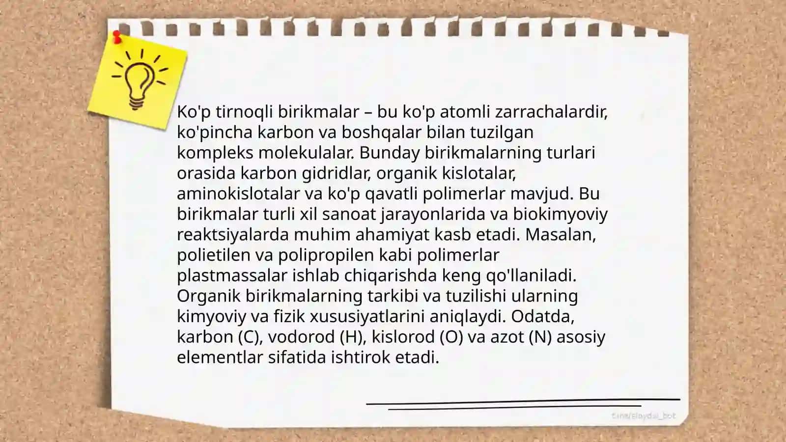 Ko'p tirnoqli birikmalar haqida tushuncha 3