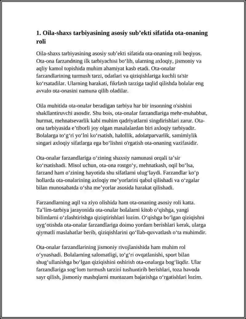 OILA-SHAXS TARBIYASINING ASOSIY SUB'EKTI SIFATIDA 3
