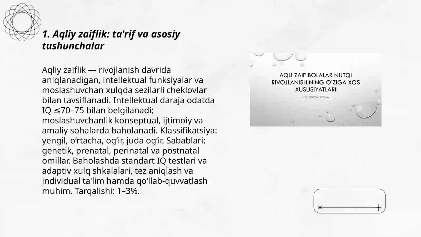Aqliy zaiflik 3