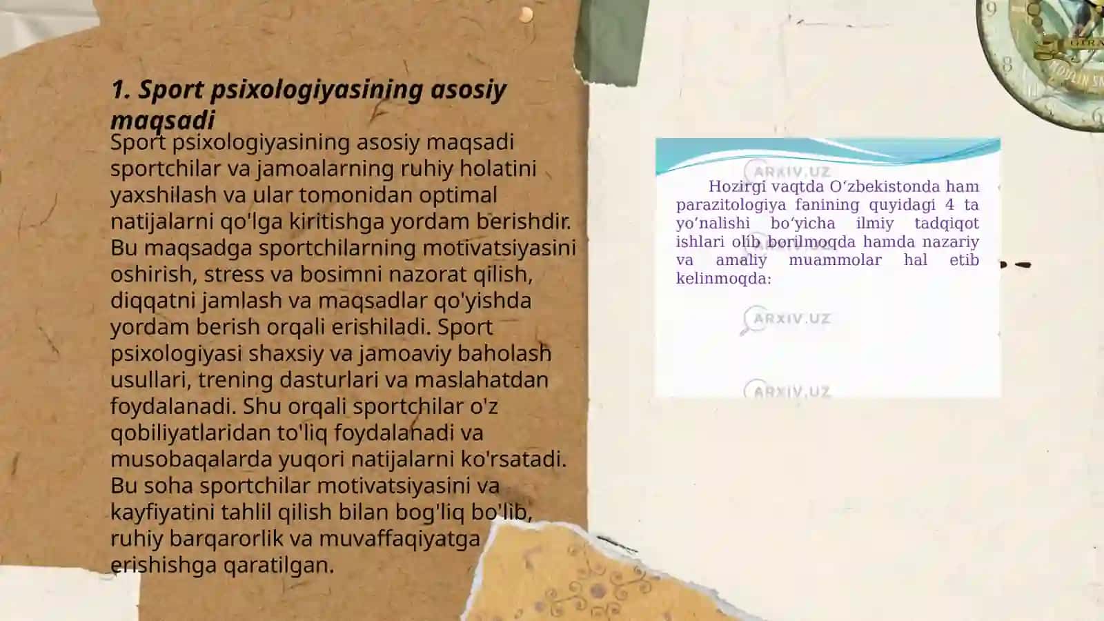 Sport psixologiyasi fanining maqsad va vazifalari 3